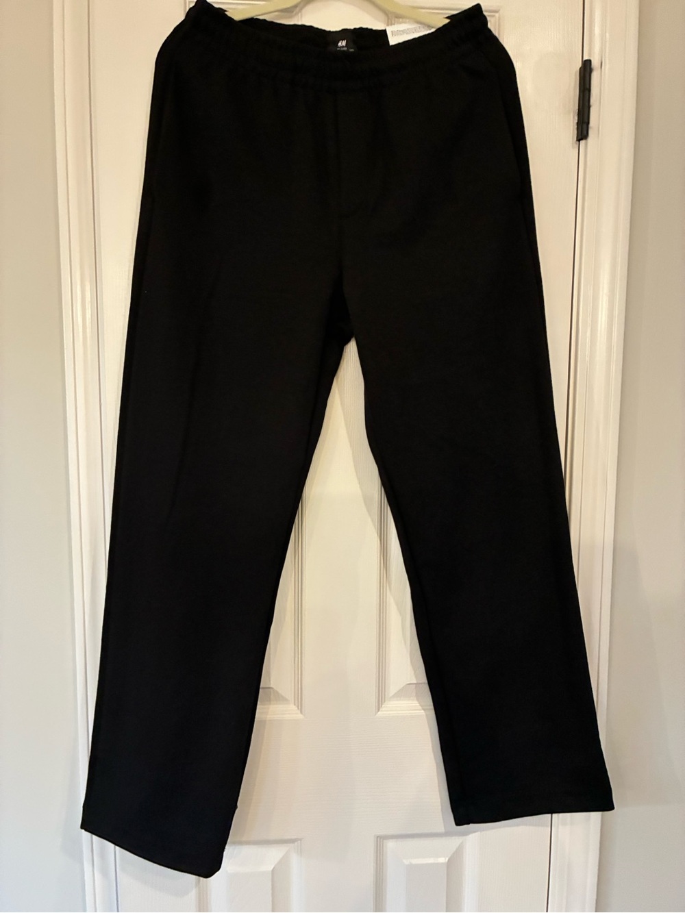 NWT H&M Black Men's Elastic Waist Joggers Small